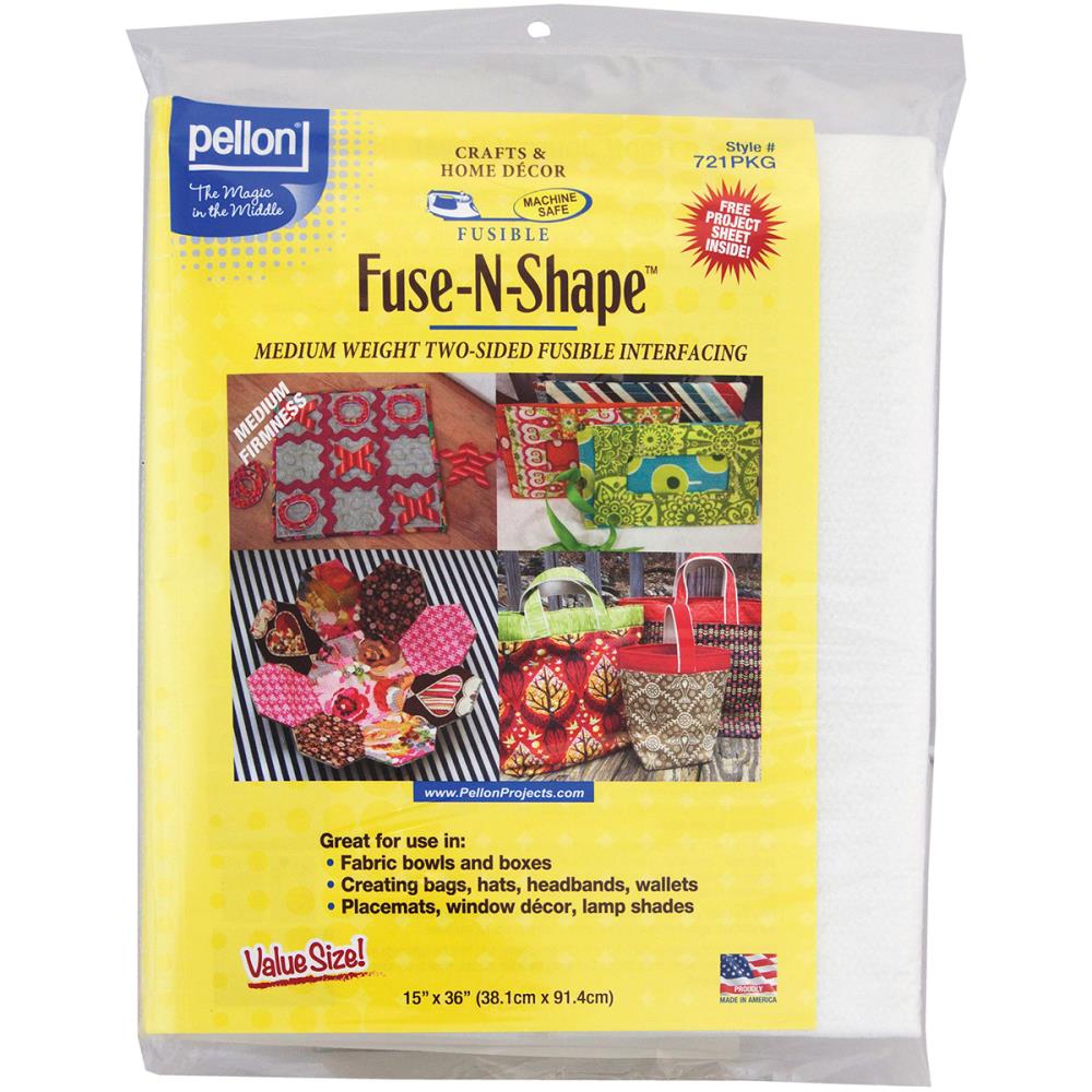WHITE 15" -PELLON FUSE N SHAPE