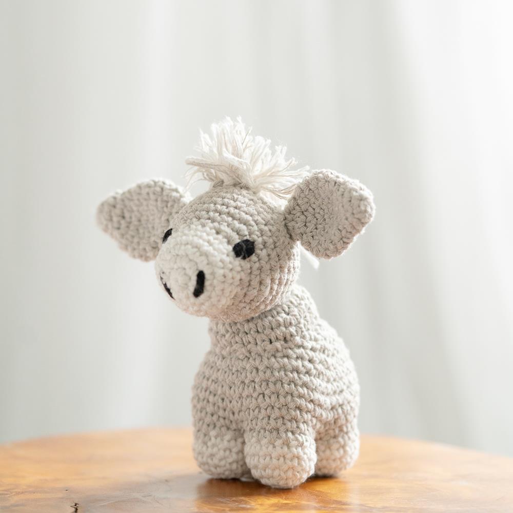 BEIGE -YARN KIT DONKEY