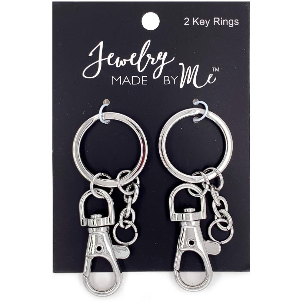 SILVER -KEY RING 2PC
