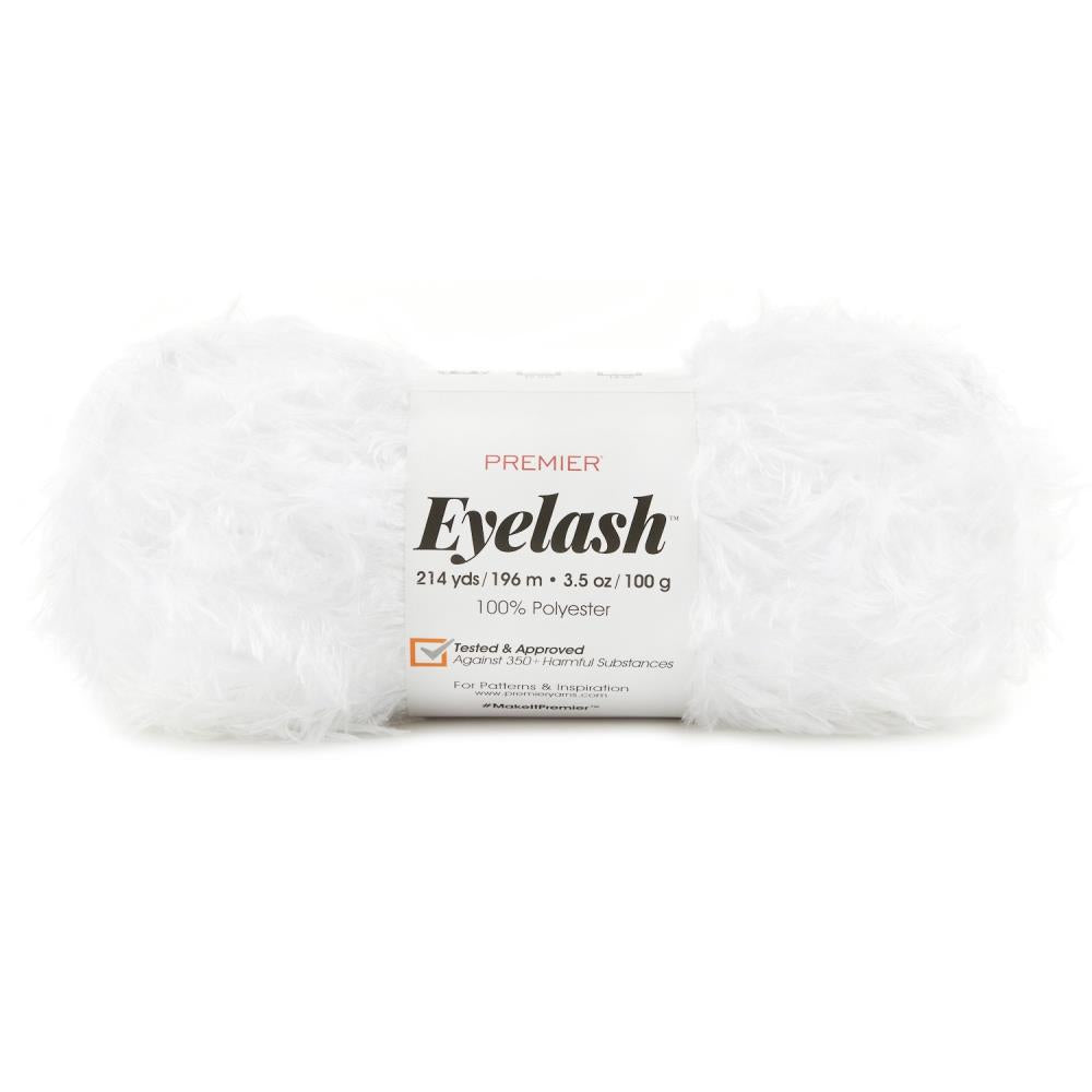 WHITE -YARN EYELASH