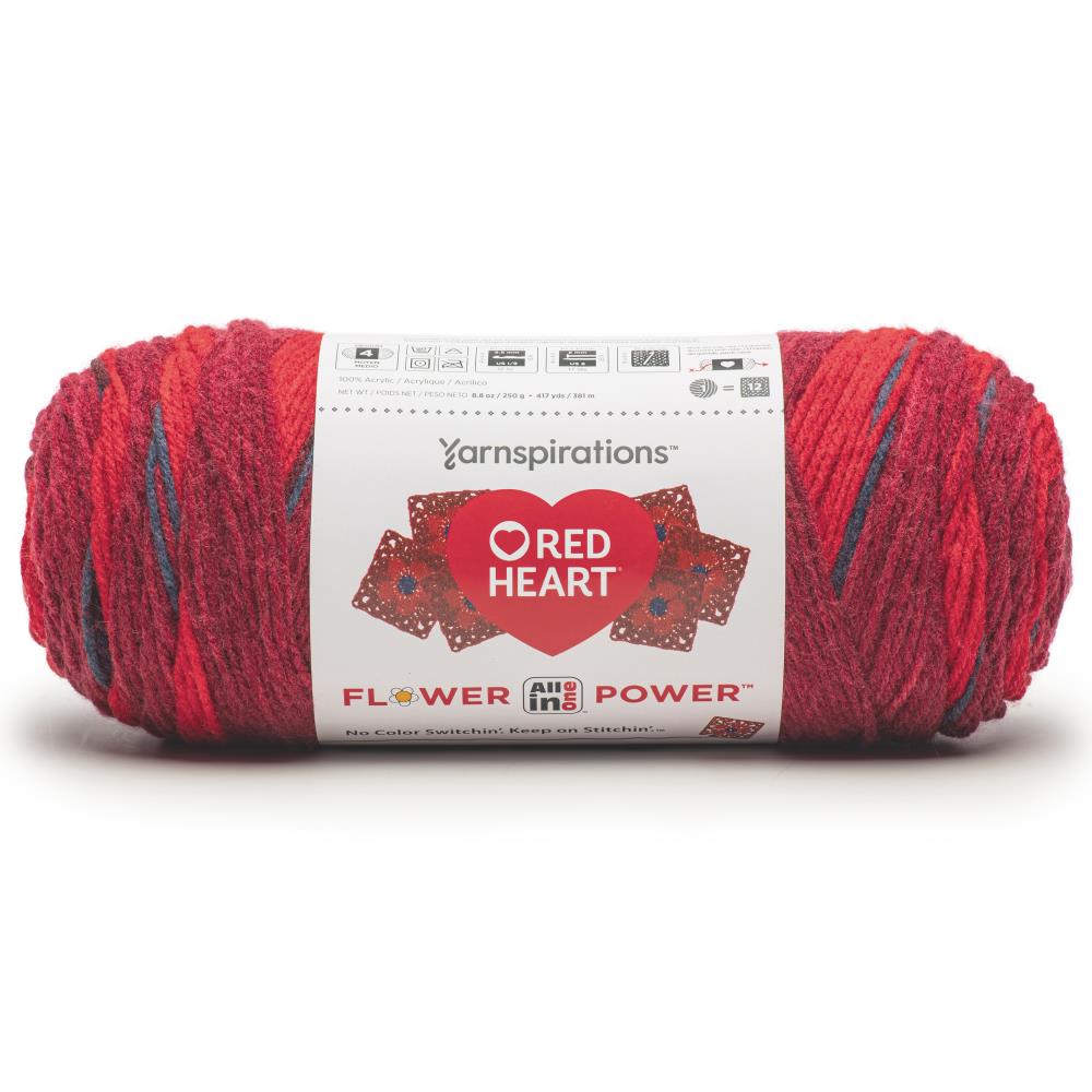Red Heart All In One Granny Square Yarn