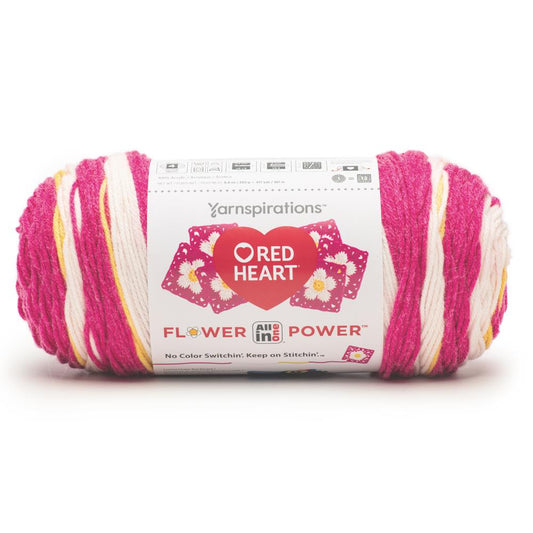 Red Heart All In One Granny Square Yarn