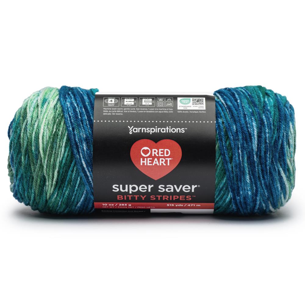 Red Heart Super Saver Bitty Stripes