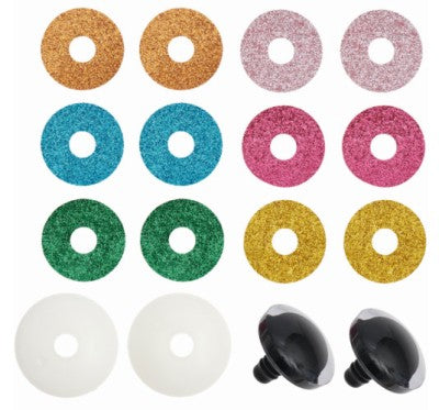 Safety eyes for cuddly toys 30mm