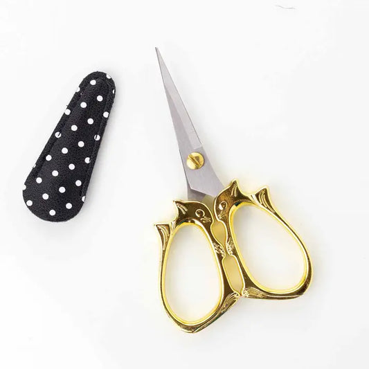 Golden Cat Embroidery Scissors