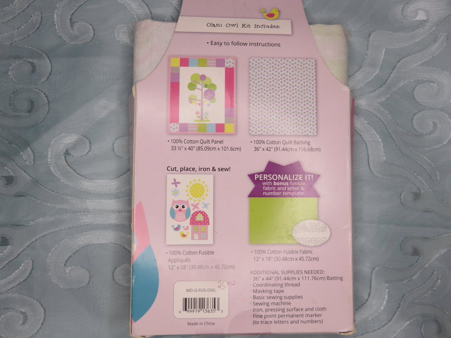 Fusible Applique Quilt Kit