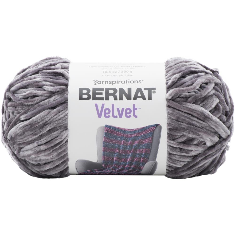 Bernat Velvet Yarn Vapor Gray