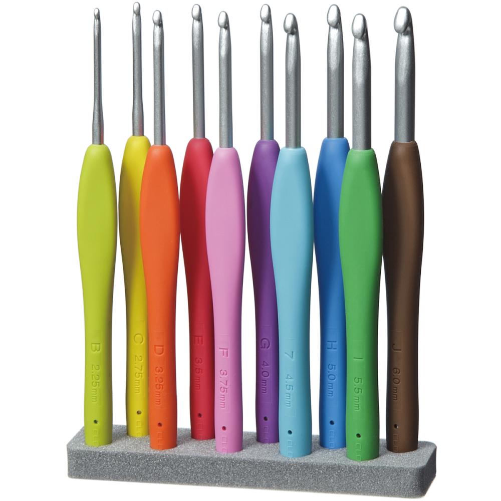 Clover Amour Crochet Hooks 10/pkg