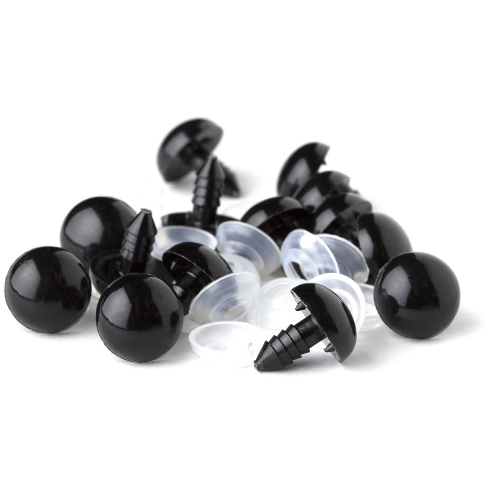 BLACK     -SHANK EYES 4/PKG