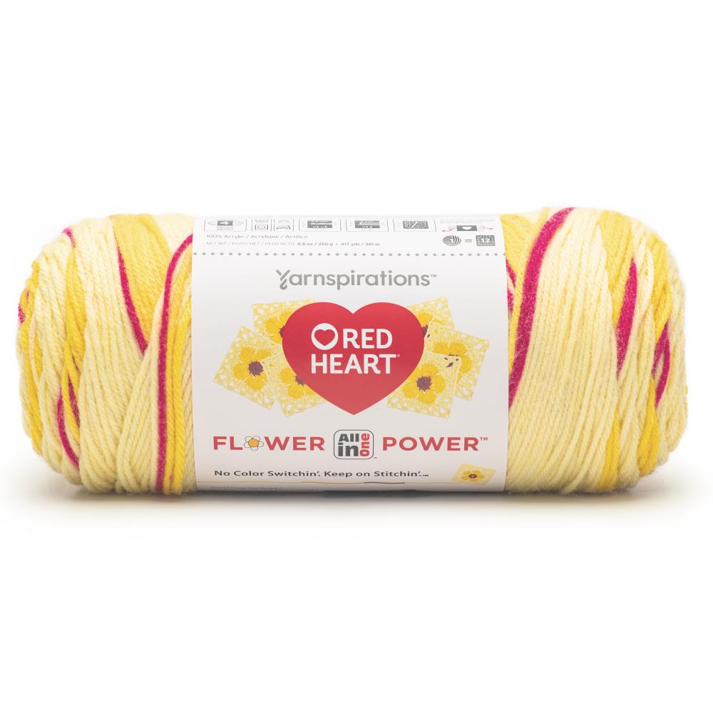 Red Heart All In One Granny Square Yarn