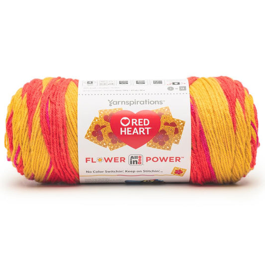 Red Heart All In One Granny Square Yarn