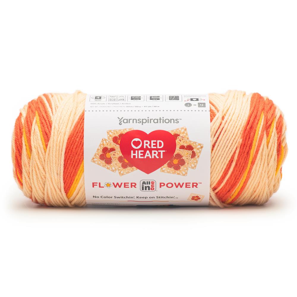 Red Heart All In One Granny Square Yarn