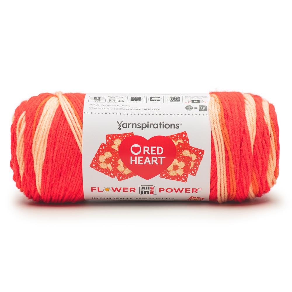 Red Heart All In One Granny Square Yarn