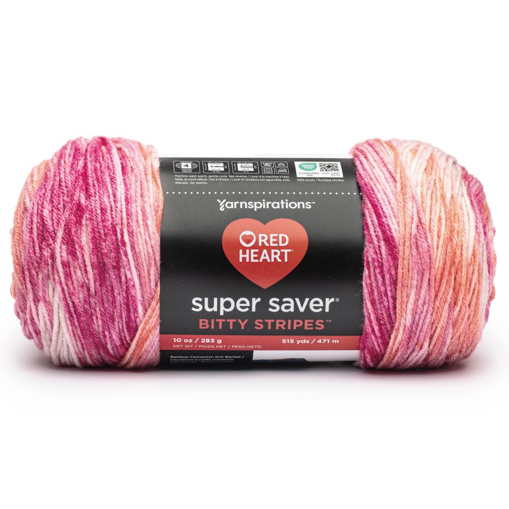 Red Heart Super Saver Bitty Stripes
