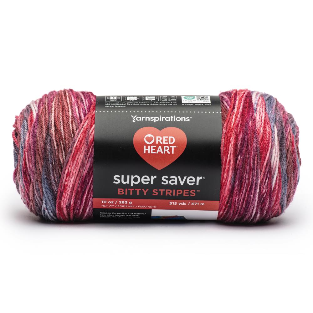 Red Heart Super Saver Bitty Stripes