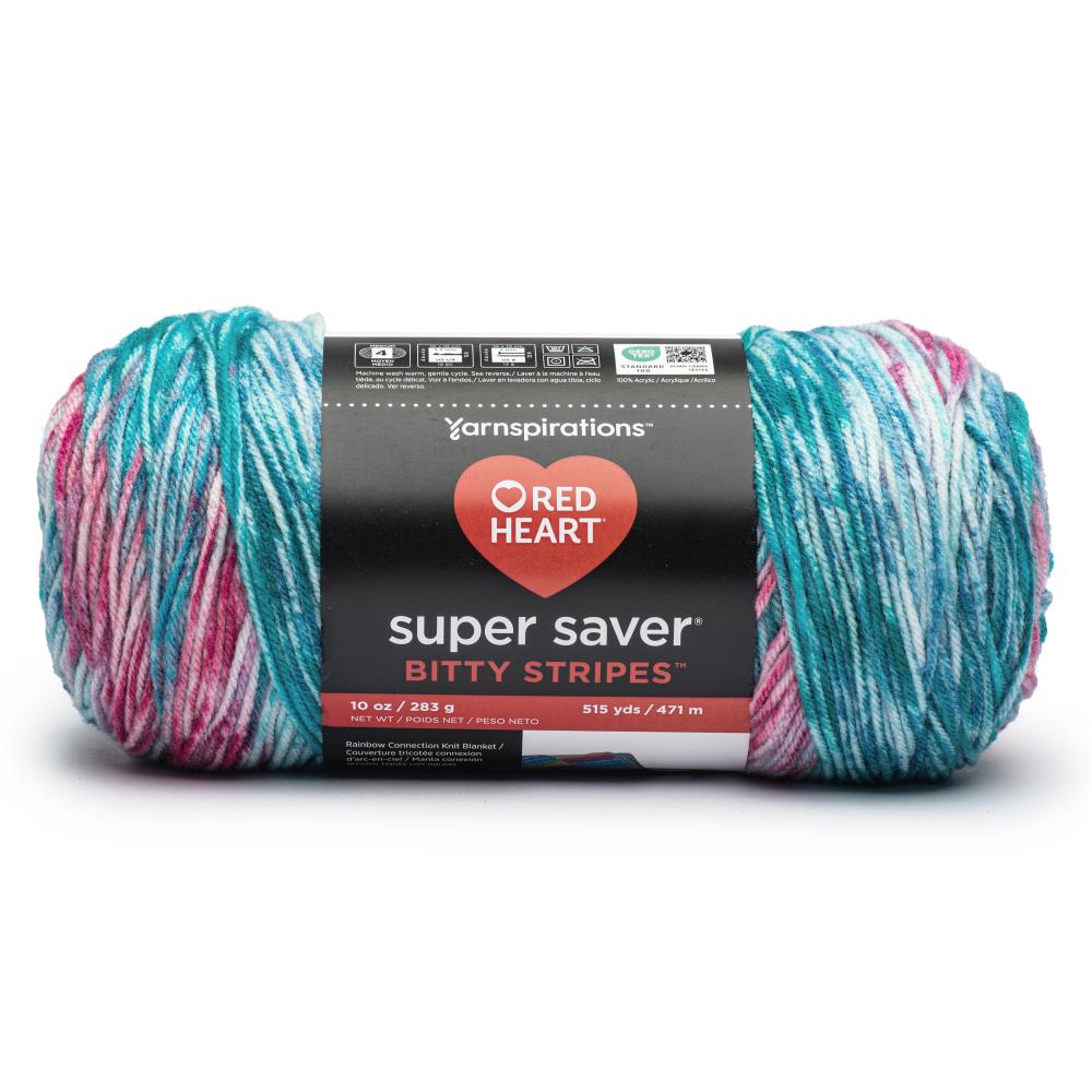 Red Heart Super Saver Bitty Stripes