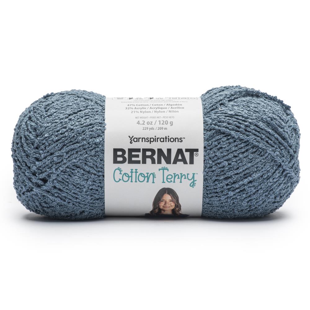 Bernat Cotton Terry Yarn - Color French Twill