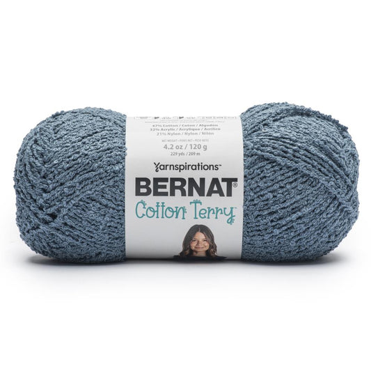 Bernat Cotton Terry Yarn - Color French Twill