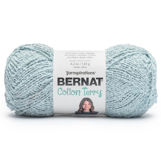 Bernat Cotton Terry Yarn - Color  Chambray