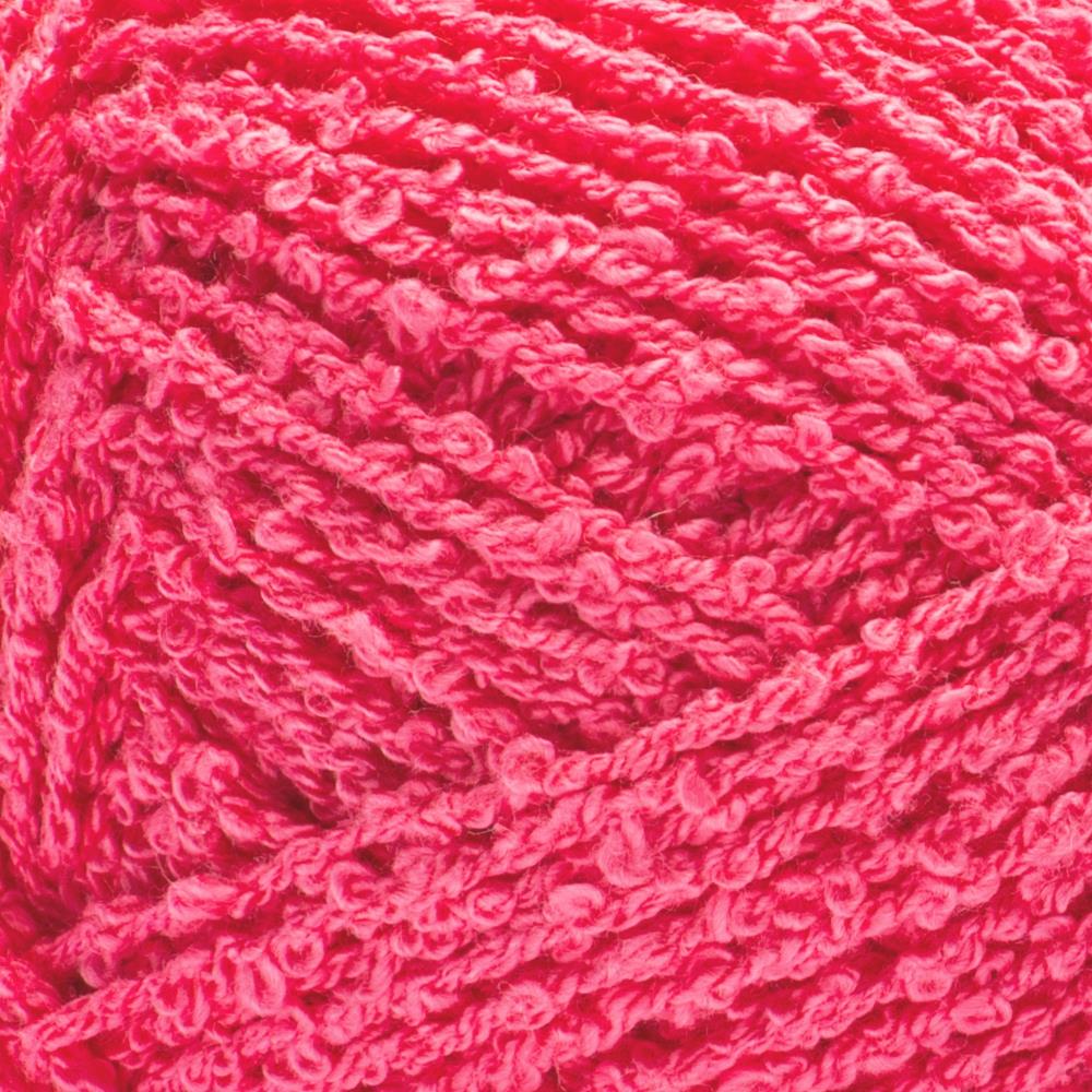 Bernat Cotton Terry Yarn - Color Fushia