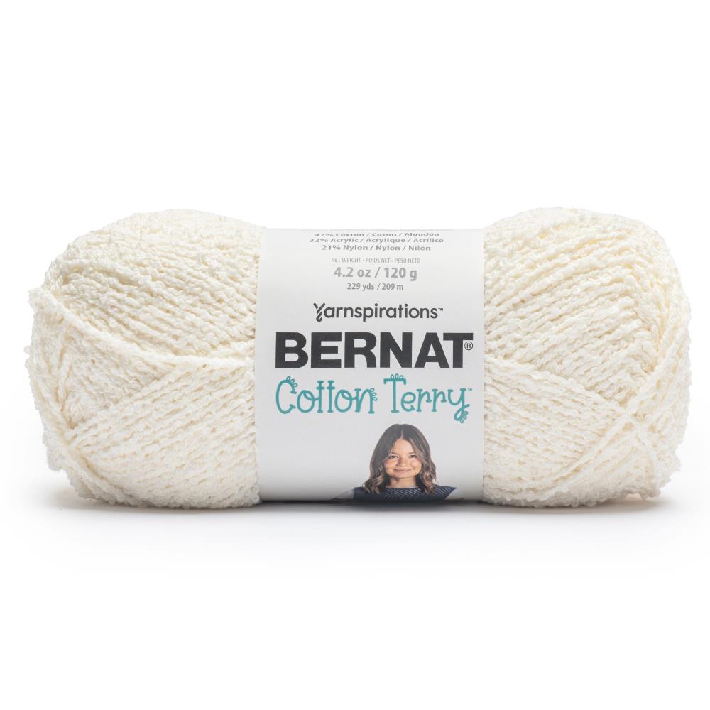 Bernat Cotton Terry Yarn - Color Cotton