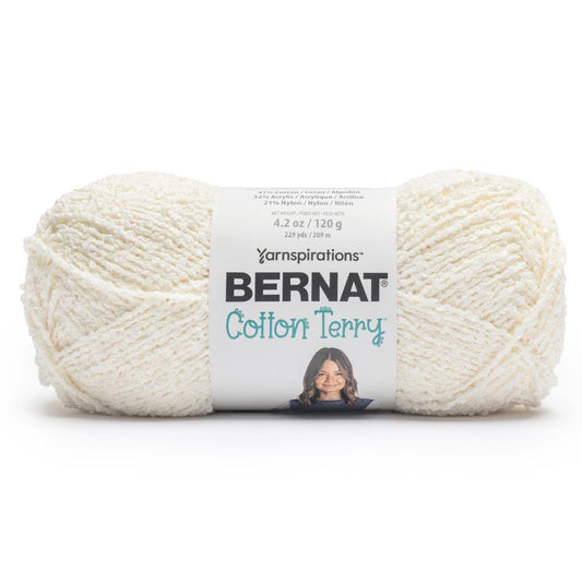 Bernat Cotton Terry Yarn - Color Cotton