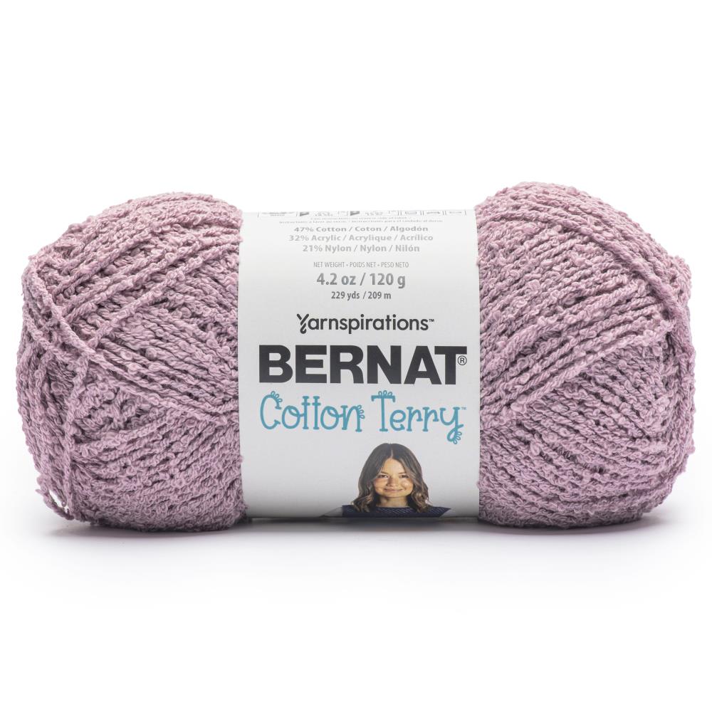 Bernat Cotton Terry Yarn - Color Lupine