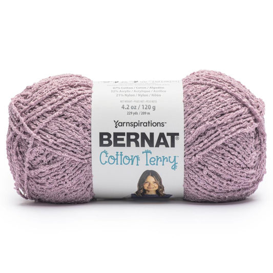Bernat Cotton Terry Yarn - Color Lupine