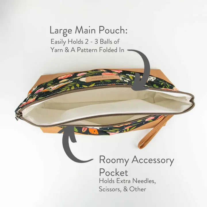 Night Forest Trinity Bag – Medium Zippered Project Bag