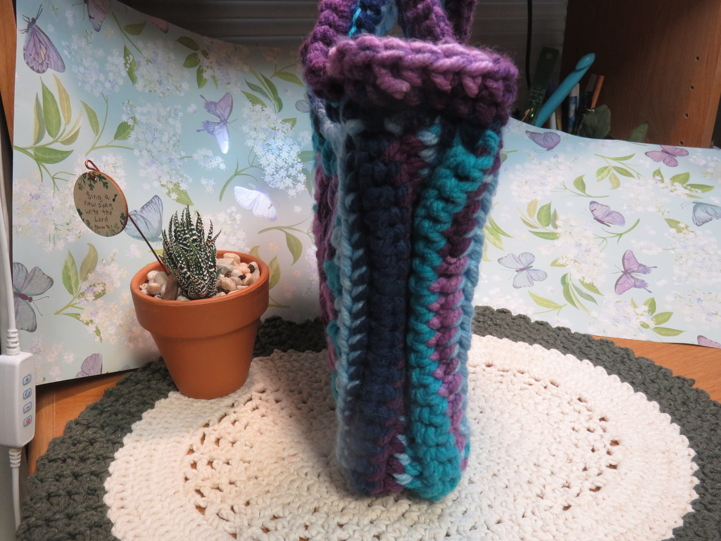Granny square purse