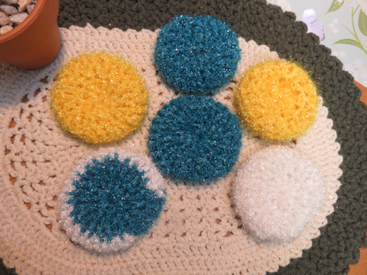 Dish Scrubbies handmade crocheted