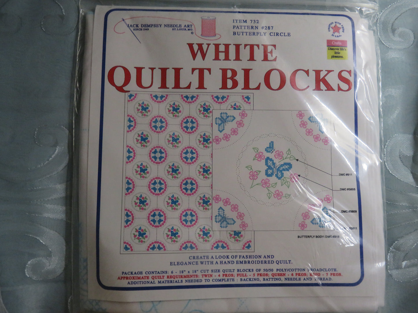 Jack Dempsey Embroidery Blocks