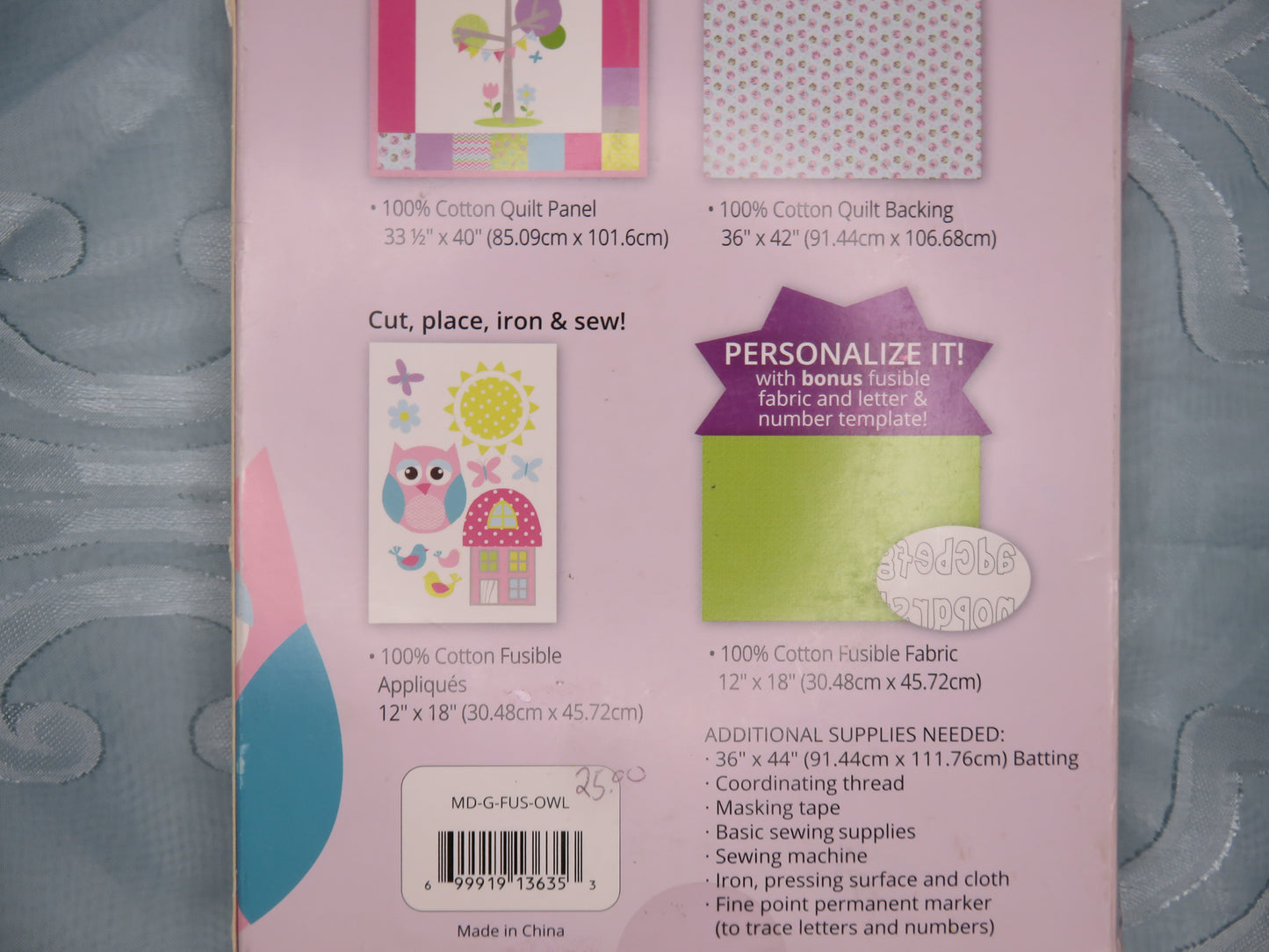 Fusible Applique Quilt Kit