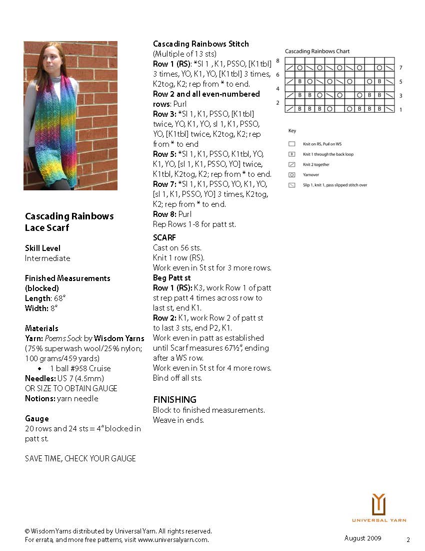 Free Pattern from Universal Yarn