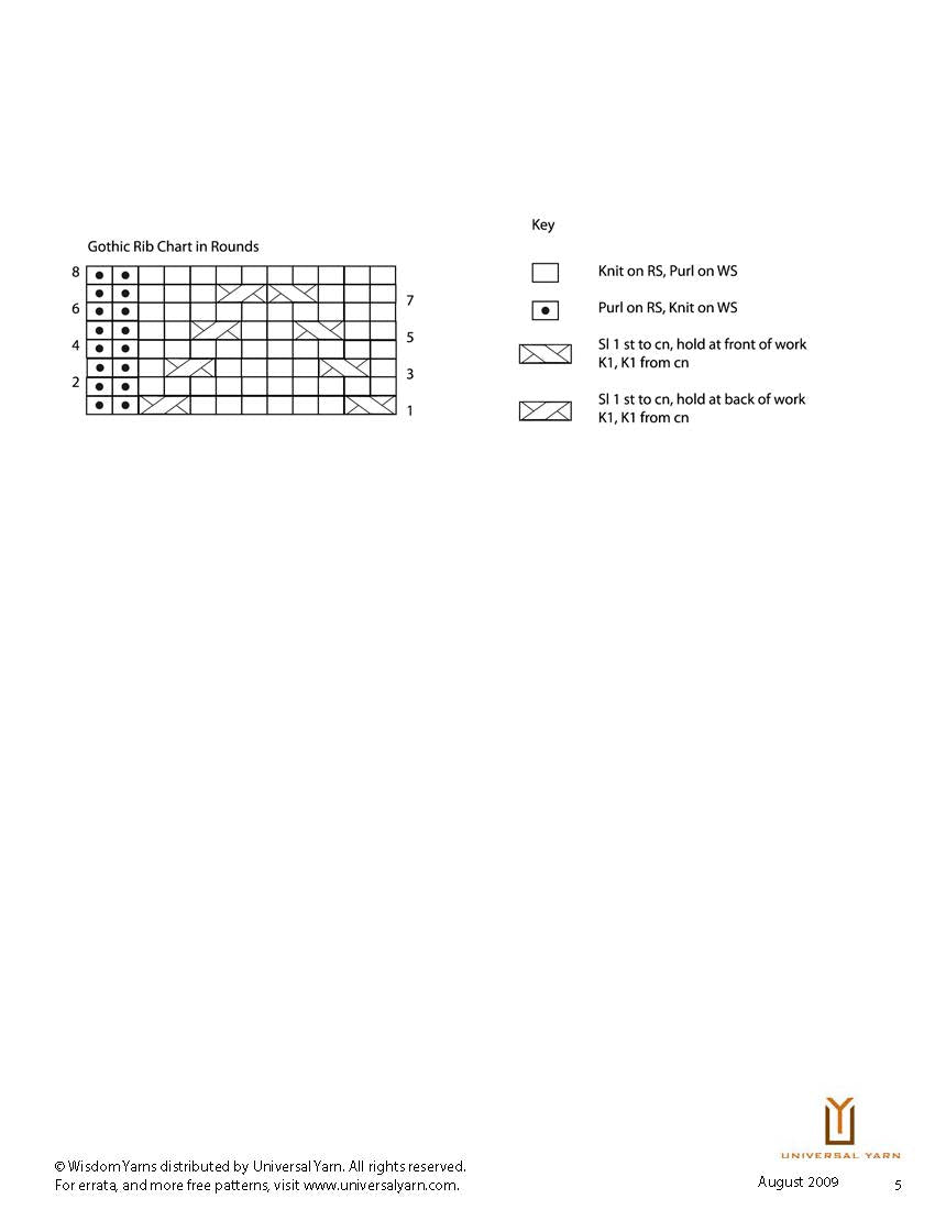 Free Pattern from Universal Yarn