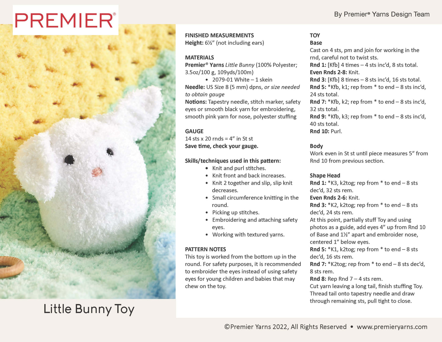 Free Pattern from Premier Yarn