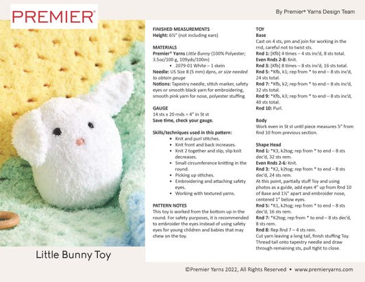 Free Pattern from Premier Yarn