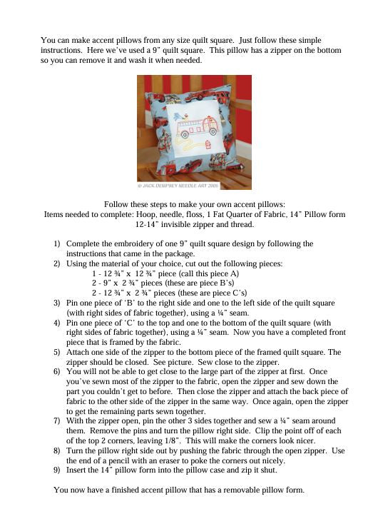 Jack Dempsey Free Pattern